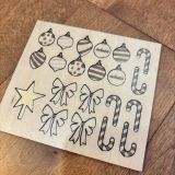 Décorations en bois pour enfants à colorier ou peindre